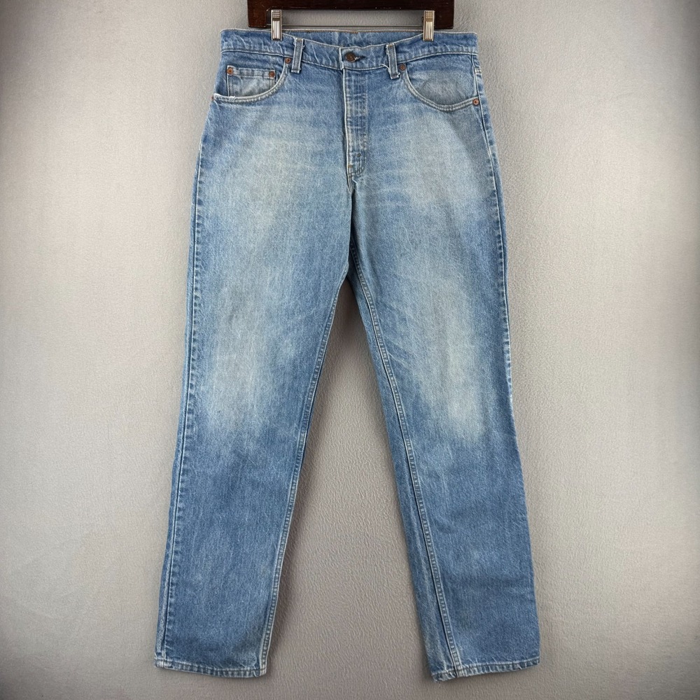 Vintage Levis Jeans Mens 36x34 (Fits 35x33) 80s Blue Denim 506 Made in USA 1987
